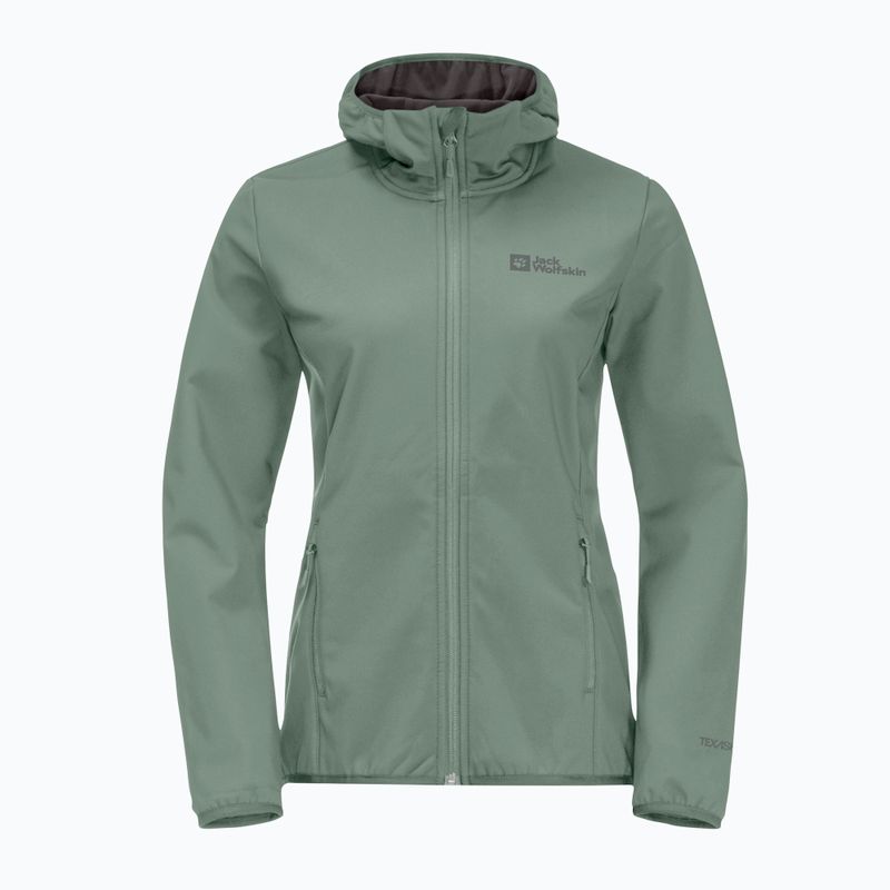 Jachetă softshell pentru femei Jack Wolfskin Bornberg Hoody verde 1307691 4