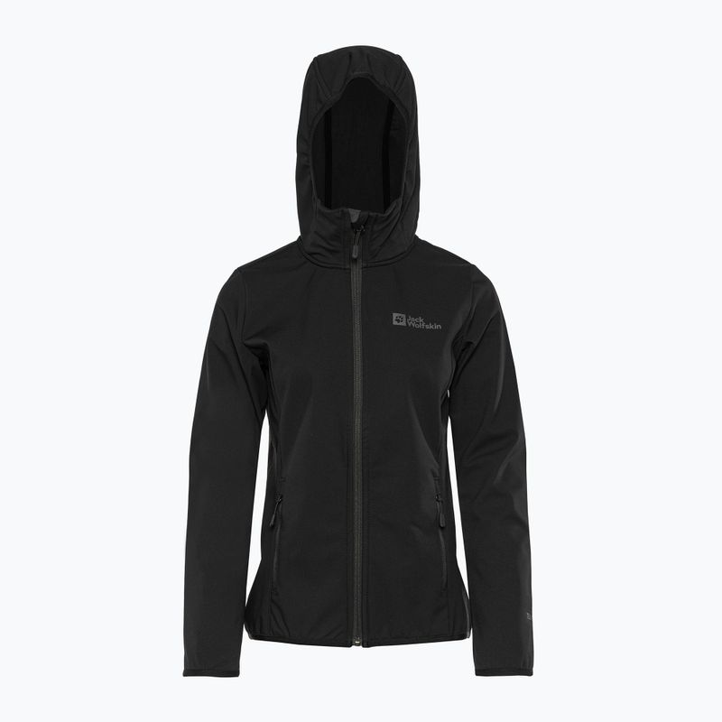 Jack Wolfskin Bornberg Hoody jachetă softshell pentru femei negru 1307691 4