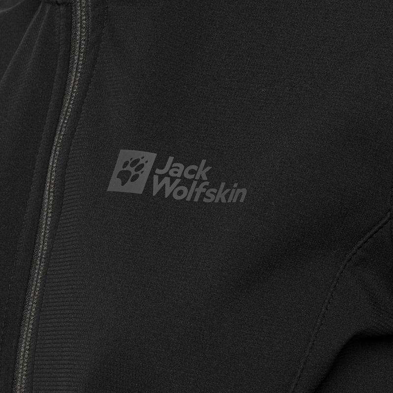 Jack Wolfskin Bornberg Hoody jachetă softshell pentru femei negru 1307691 6