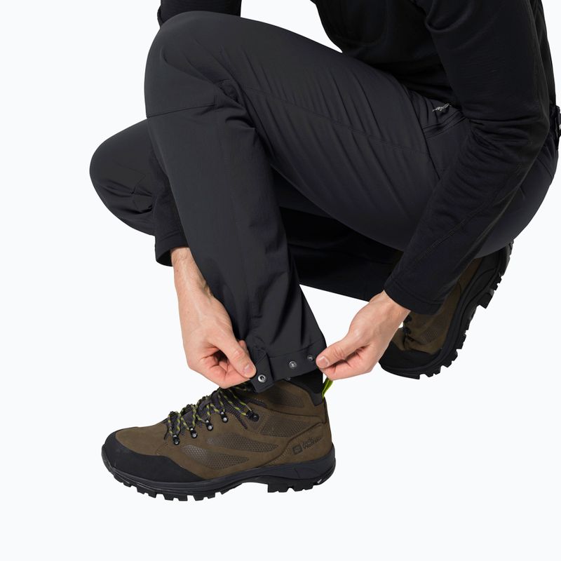 Pantaloni softshell bărbați Jack Wolfskin Activate XT phantom 5