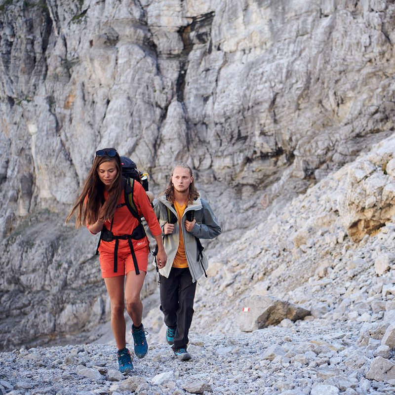 Pantaloni scurți de trekking pentru femei Jack Wolfskin Hilltop Trail portocalii 1505462 8