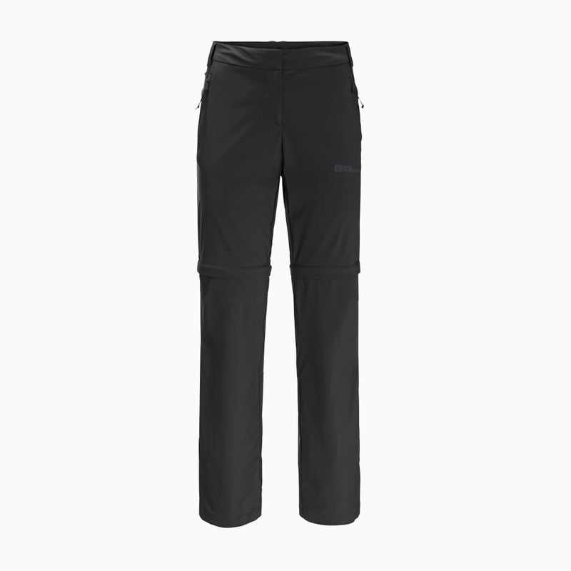 Jack Wolfskin pantaloni de damă Glastal Zip Off negru 1508151_6000_042 6