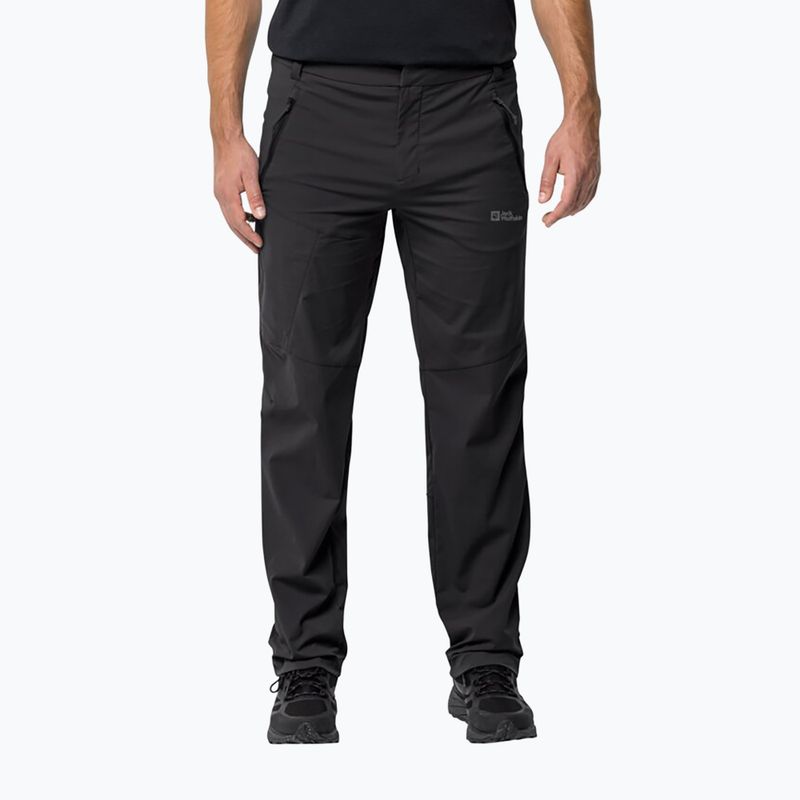 Pantaloni bărbați Jack Wolfskin Glastal negru 1508221