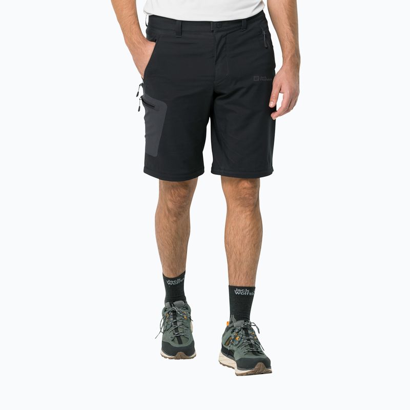 Pantaloni de trekking pentru bărbați Jack Wolfskin Active Track Zip Off gri 1508241 3