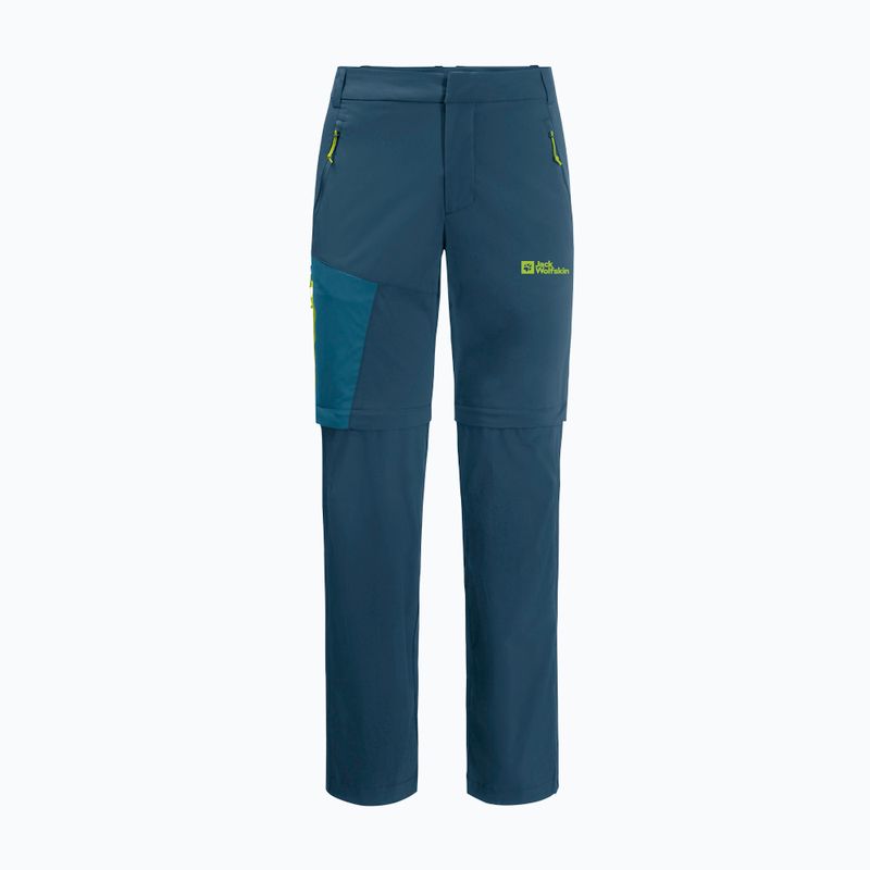Pantaloni bărbătești softshellJack Wolfskin Glastal Zip Away albastru marin 1508301 6