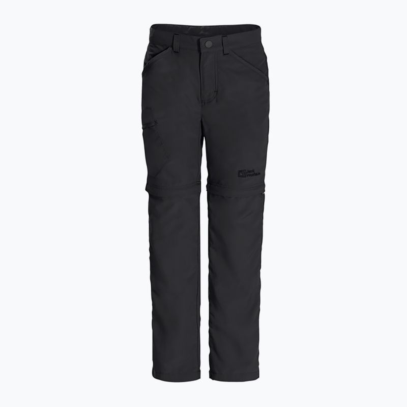Pantaloni de trekking pentru copii Jack Wolfskin Safari Zip Off black 8