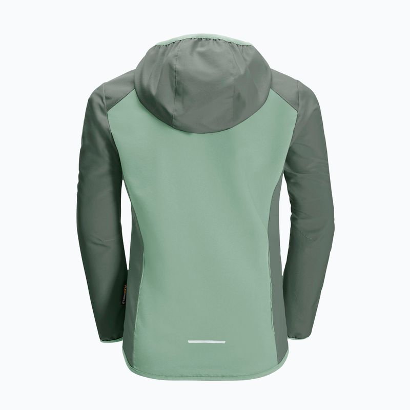 Jack Wolfskin jachetă softshell pentru copii Turbulence green 1606385 2