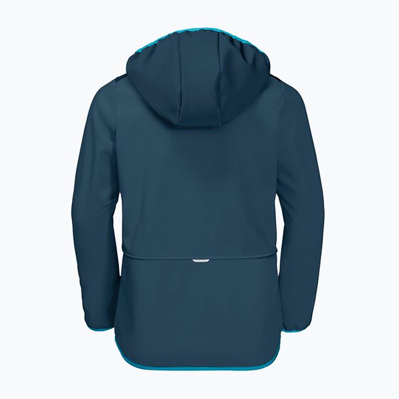 Jack Wolfskin Fourwinds jachetă pentru copii jachetă softshell albastru marin 1608011 5