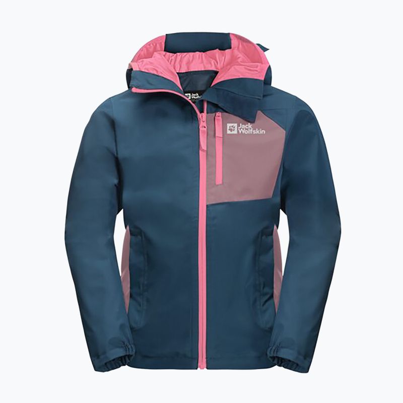Jack Wolfskin Active Hike jachetă de ploaie pentru copii albastru marin 1609251 5