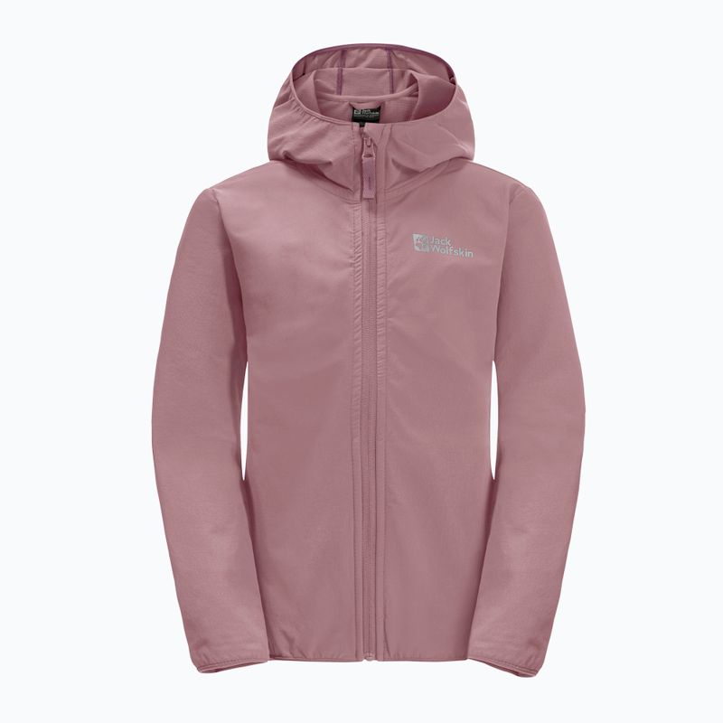 Jack Wolfskin jachetă softshell pentru copii Solyd roz 1609821