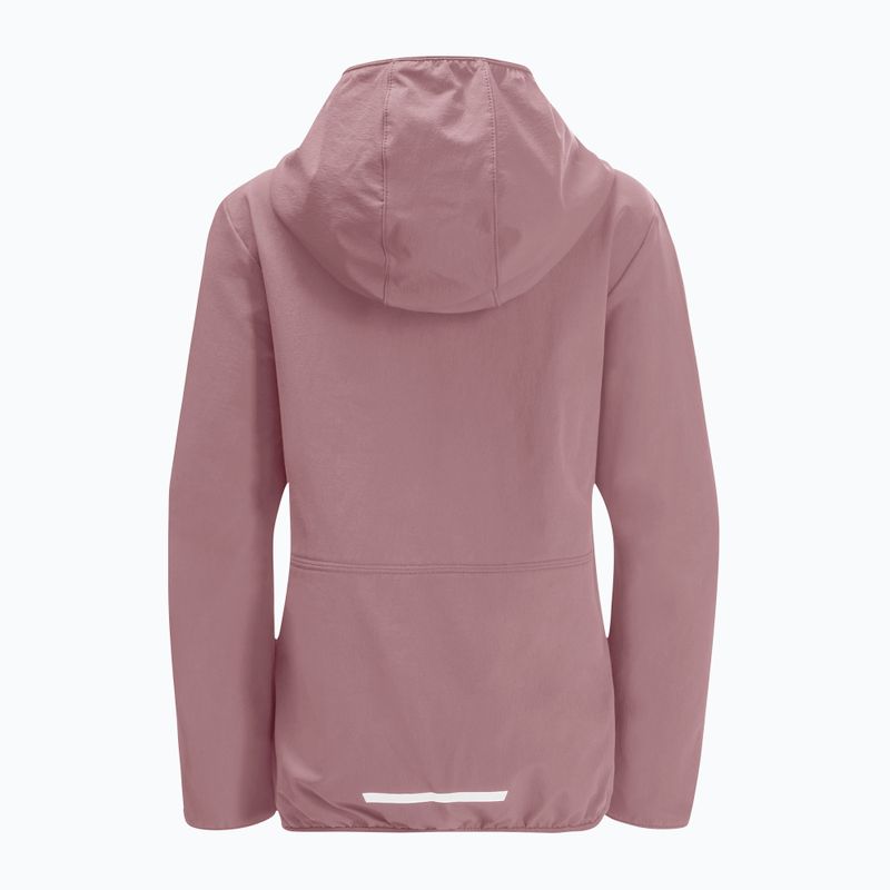 Jack Wolfskin jachetă softshell pentru copii Solyd roz 1609821 2