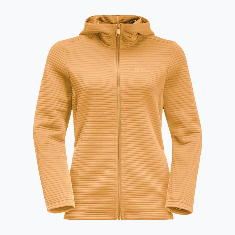 Bluză de trekking pentru femei Jack Wolfskin Modesto Hooded galbenă 1706254 4