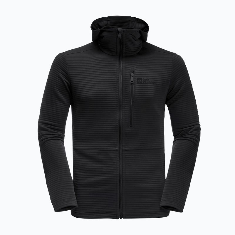 Bluză de trekking pentru bărbați Jack Wolfskin Modesto Hooded neagră 1706493 5