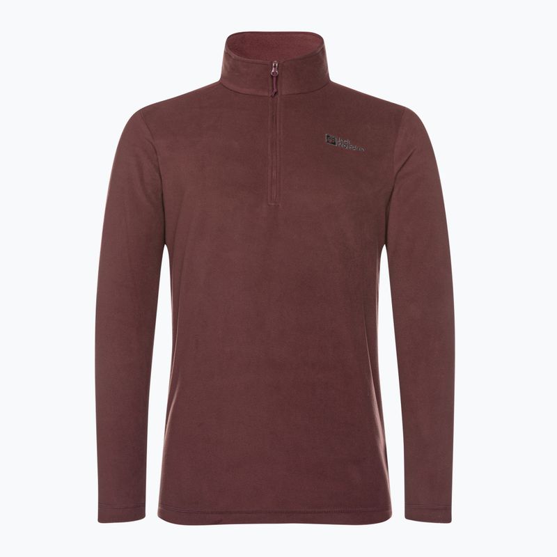 Jack Wolfskin bluză de trekking pentru bărbați Taunus HZ maro 1709522 4