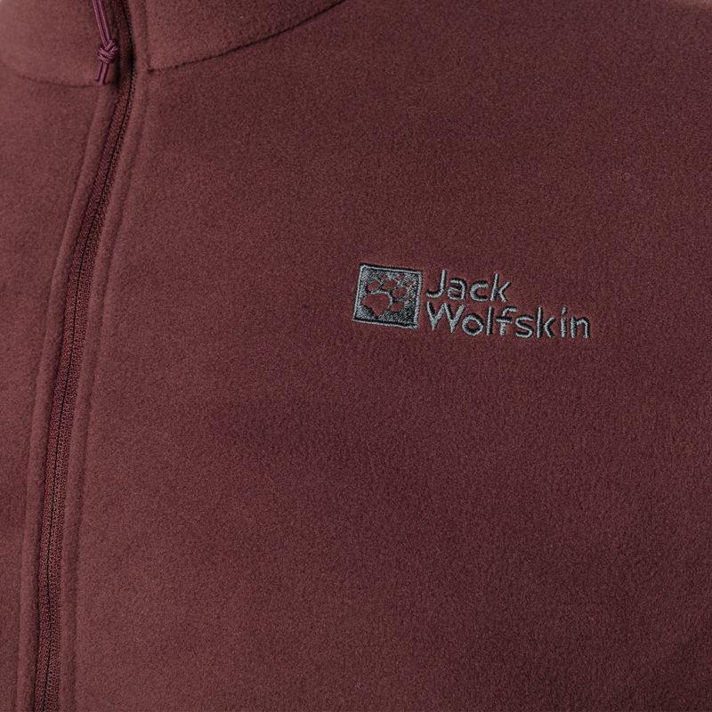 Jack Wolfskin bluză de trekking pentru bărbați Taunus HZ maro 1709522 6