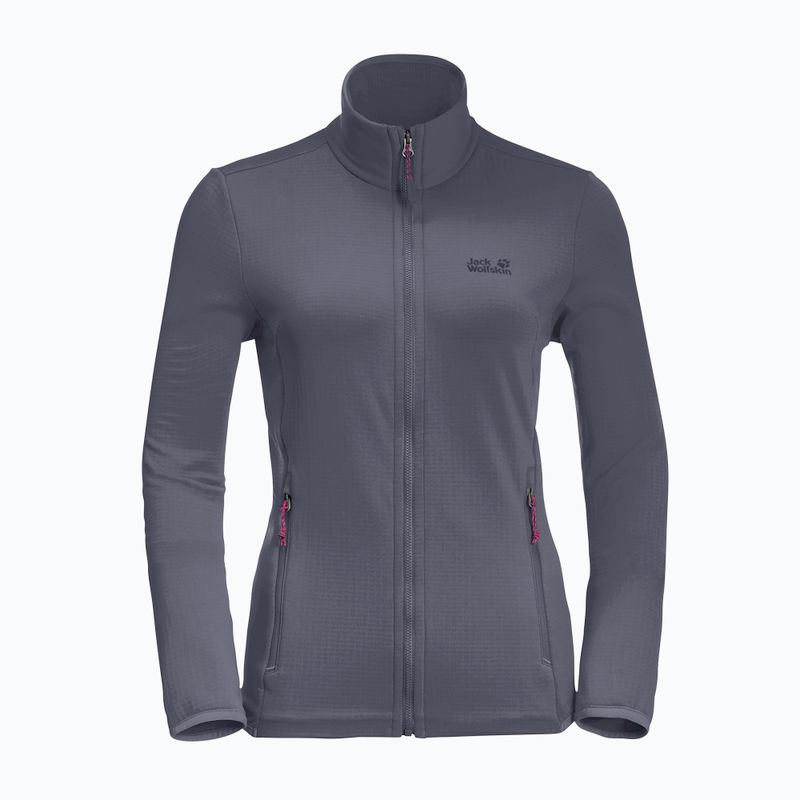 Bluză de trekking pentru femei Jack Wolfskin Peak Grid Fleece gri 1710351 4