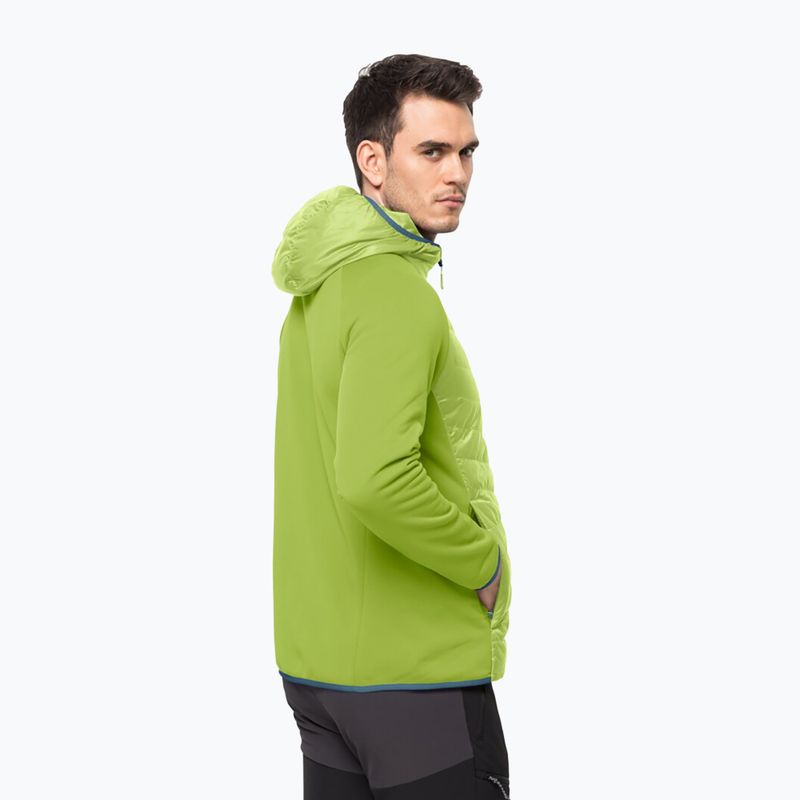 Geacă hibrid pentru bărbați Jack Wolfskin Routeburn Pro Hybrid verde 1710511 2