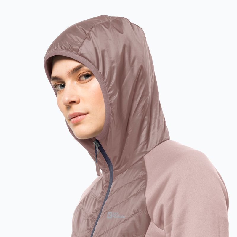 Geacă hibrid pentru femei Jack Wolfskin Routeburn Pro Hybrid roz 1710861 4