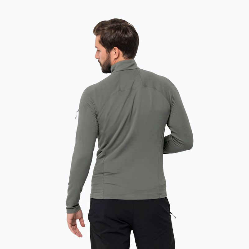 Jachetă de trekking pentru bărbați Jack Wolfskin Prelight FZ verde 1711001 2