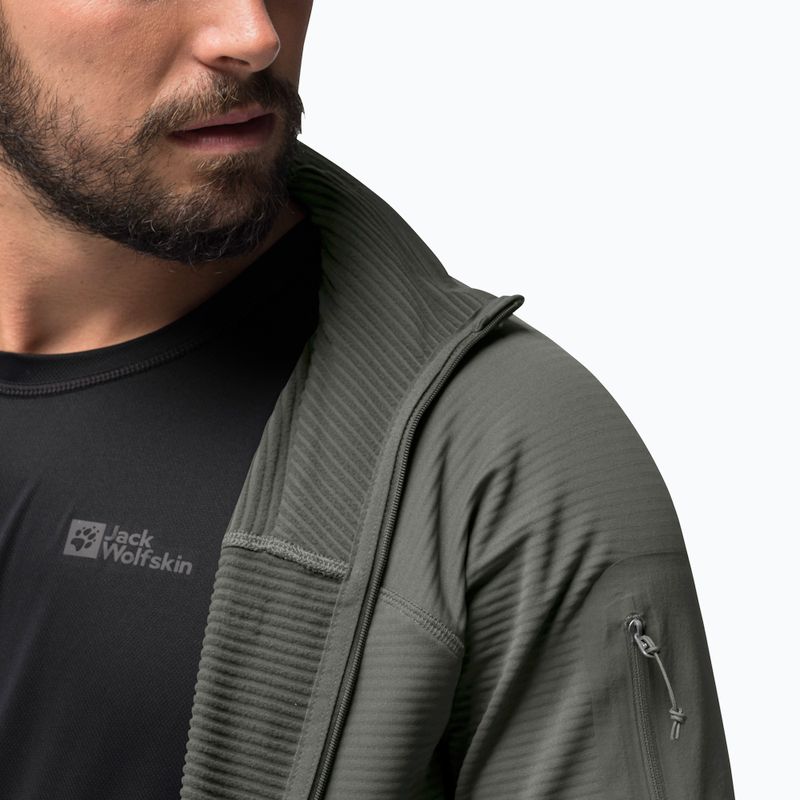 Jachetă de trekking pentru bărbați Jack Wolfskin Prelight FZ verde 1711001 4