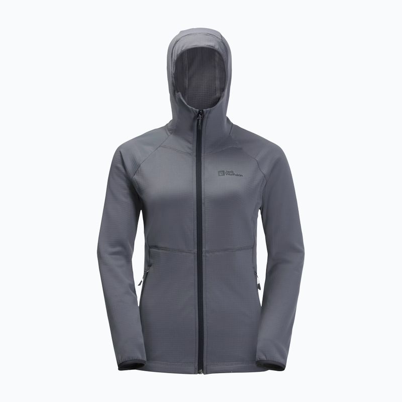 Jack Wolfskin jachetă de trekking pentru femei Kolbenberg cu glugă FZ gri 1711071 6