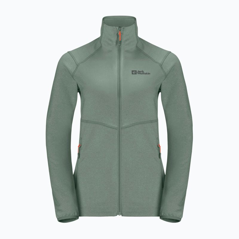 Bluză de trekking pentru femei Jack Wolfskin Fortberg FZ verde 1711101 4