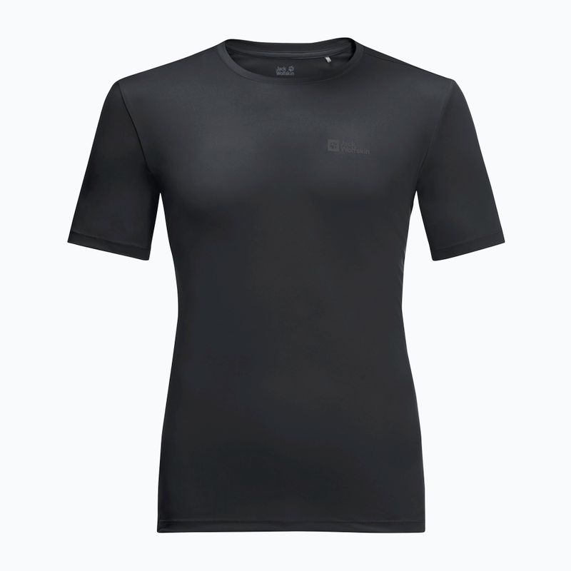 Tricou de trekking pentru bărbați Jack Wolfskin Tech negru 1807072 3