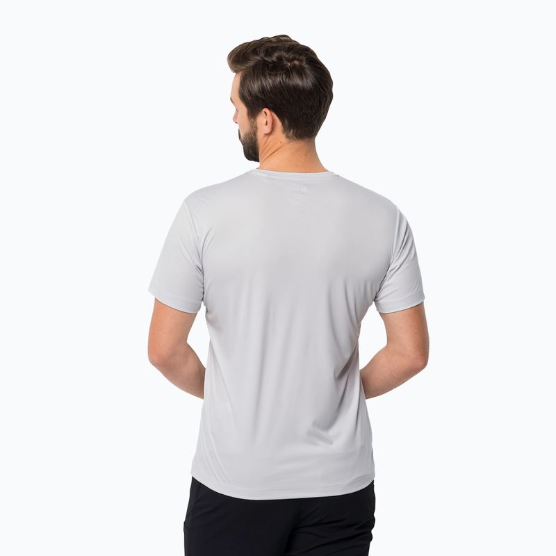 Tricou de trekking pentru bărbați Jack Wolfskin Peak Graphic alb 1807183 2