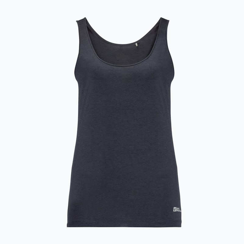 Tricou de trekking pentru femei Jack Wolfskin Pack & Go Tank bleumarin 1807283 3