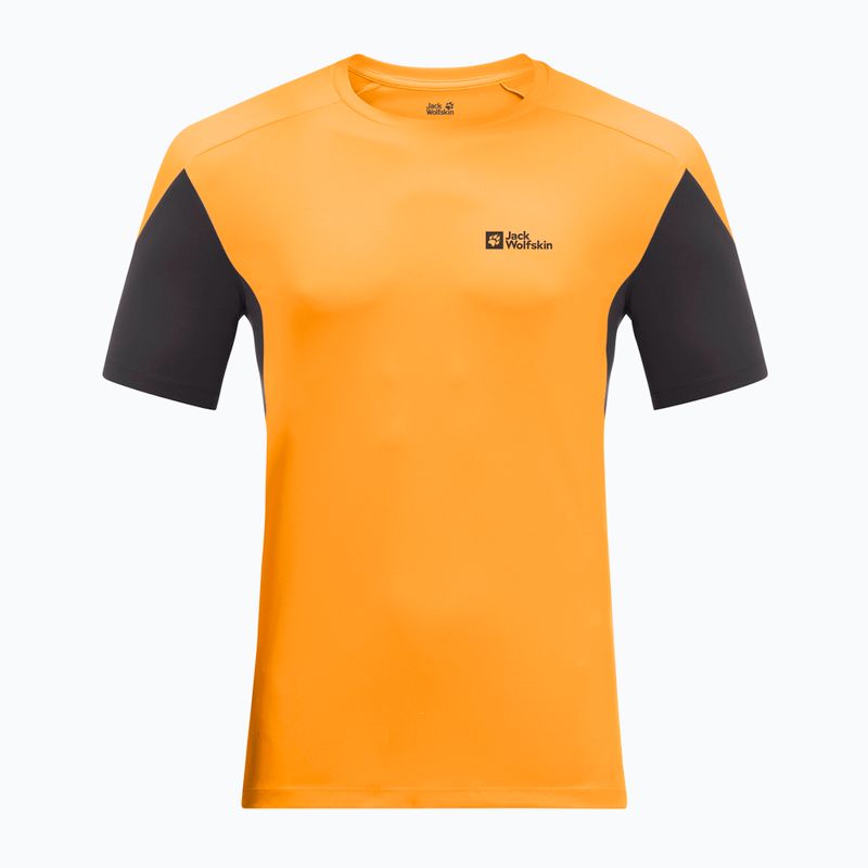 Tricou de trekking pentru bărbați Jack Wolfskin Narrows portocaliu 1807353 3