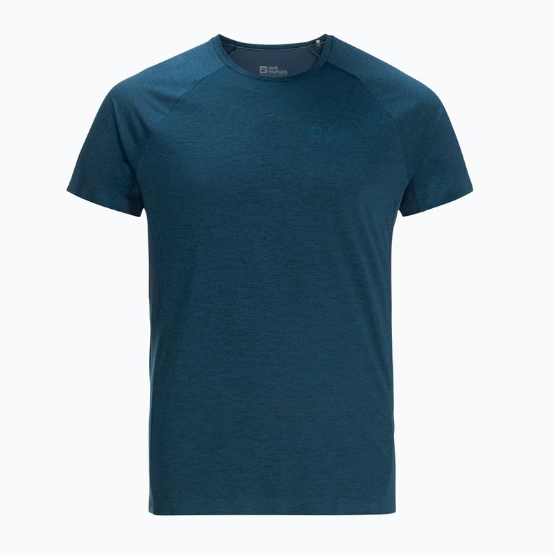Tricou de trekking pentru bărbați Jack Wolfskin Prelight Pro bleumarin 1809251 4