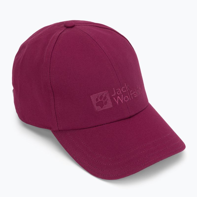 Șapcă Jack Wolfskin Baseball roșie 1900673