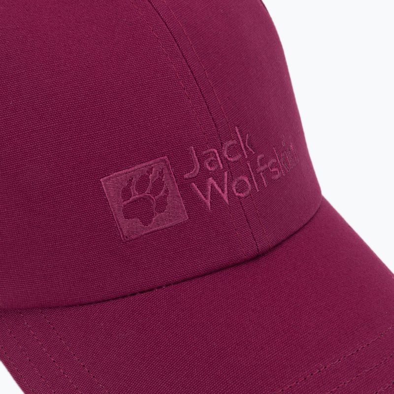 Șapcă Jack Wolfskin Baseball roșie 1900673 5