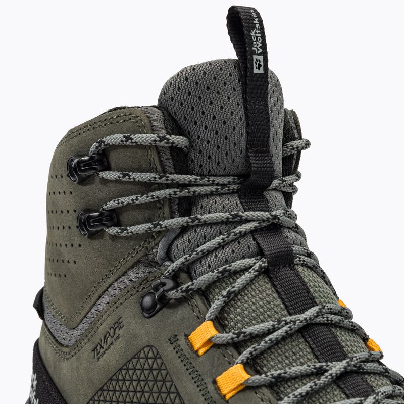 Jack Wolfskin bărbați Terraquest Texapore Mid cizme de trekking verde 4056381_4143_075 8