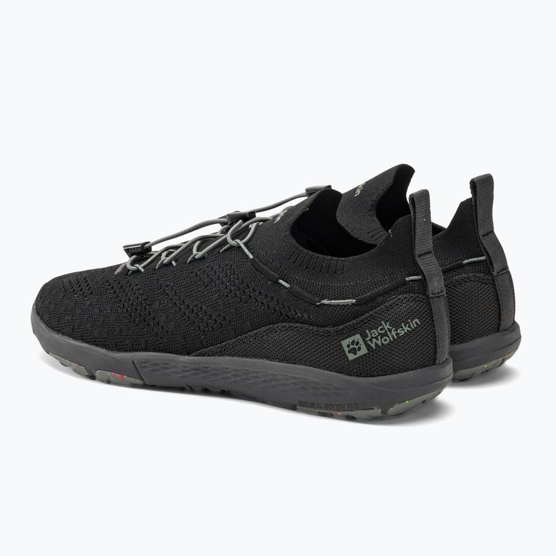 Jack Wolfskin cizme de drumeție pentru bărbați Spirit Knit Low negru 4056621_6350_065 3