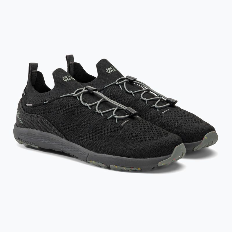 Jack Wolfskin cizme de drumeție pentru bărbați Spirit Knit Low negru 4056621_6350_065 4