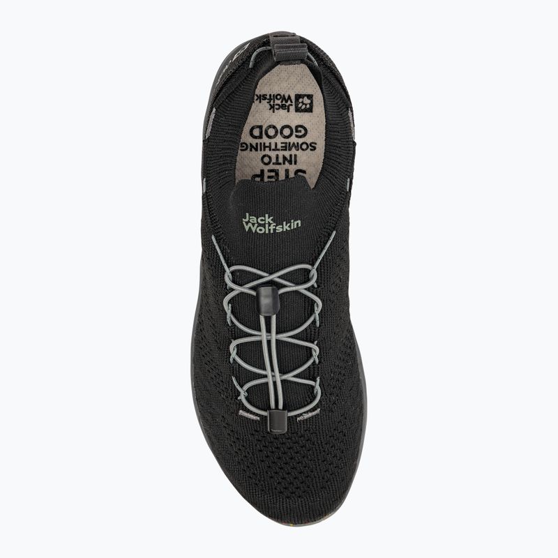 Jack Wolfskin cizme de drumeție pentru bărbați Spirit Knit Low negru 4056621_6350_065 6