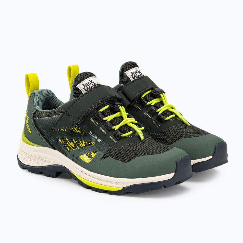 Jack Wolfskin Vili Hiker Texapore Low cizme de drumeție pentru copii verde 4056831_4136_350 4