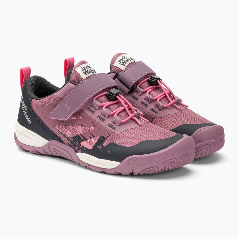 Încălțăminte de trekking pentru copii Jack Wolfskin Vili Action Low roză 4056851 4