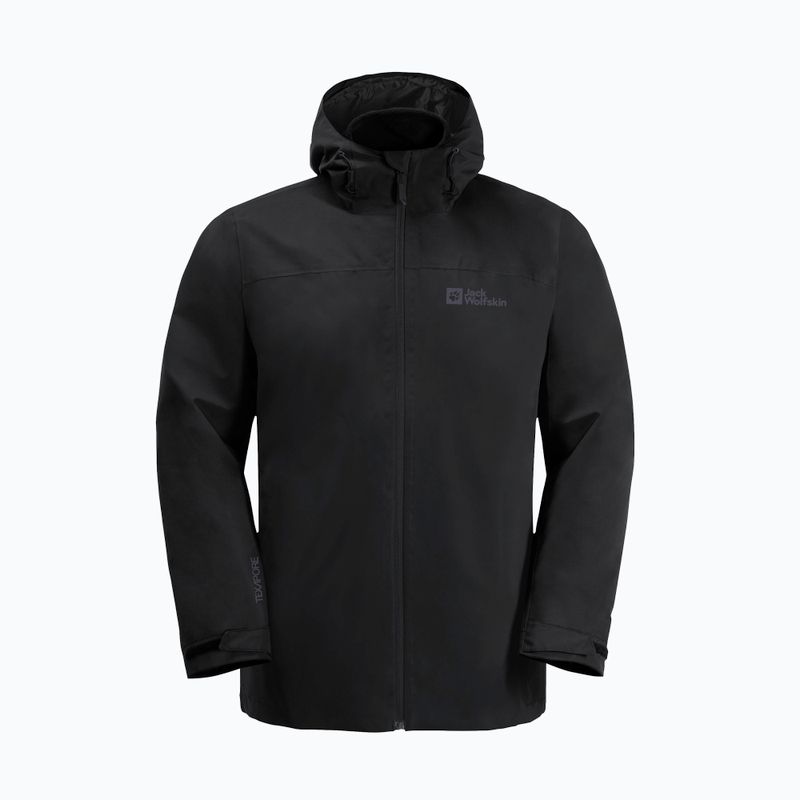 Jachetă 3w1 pentru bărbați  Jack Wolfskin Taubenberg 3In1 black 6001 7