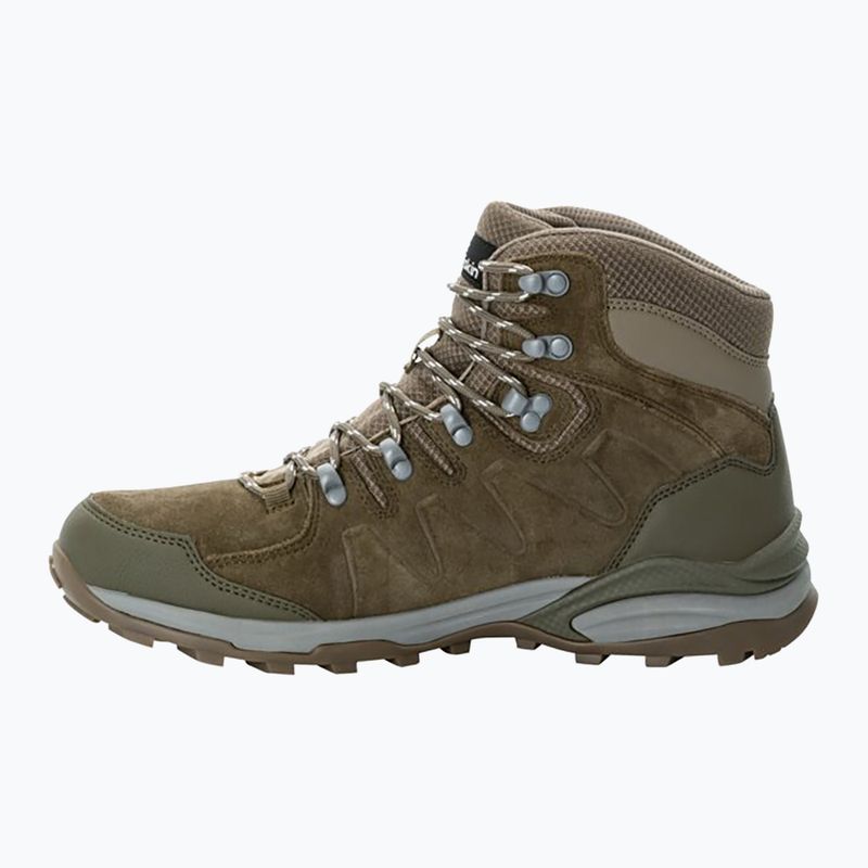 Încălțăminte de trekking pentru bărbați Jack Wolfskin Refugio Texapore Mid cold coffee 10