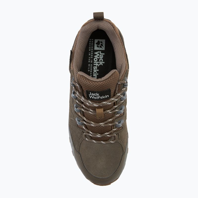 Încălțăminte de trekking pentru bărbați Jack Wolfskin Refugio Texapore Low cold coffee 5