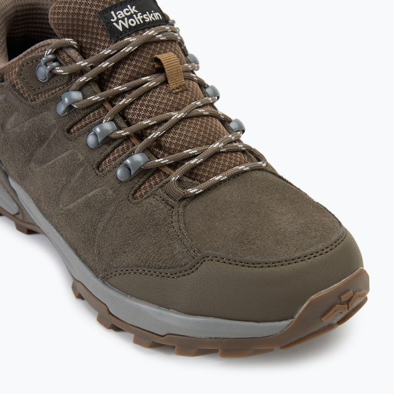 Încălțăminte de trekking pentru bărbați Jack Wolfskin Refugio Texapore Low cold coffee 7