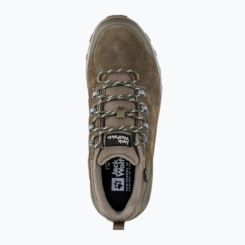 Încălțăminte de trekking pentru bărbați Jack Wolfskin Refugio Texapore Low cold coffee 12