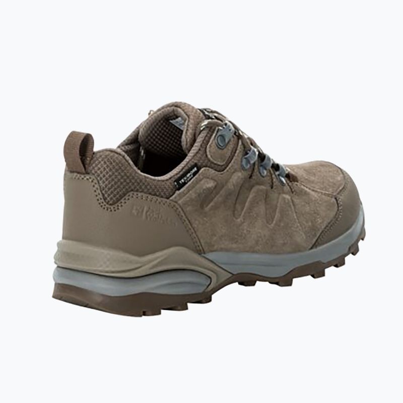 Încălțăminte de trekking pentru femei Jack Wolfskin Refugio Texapore Low chestnut 8