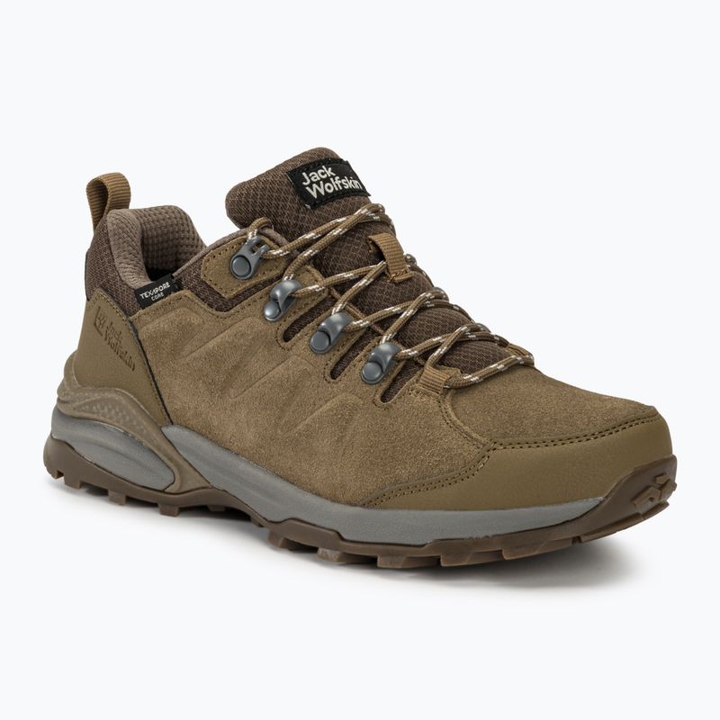 Încălțăminte de trekking pentru femei Jack Wolfskin Refugio Texapore Low chestnut