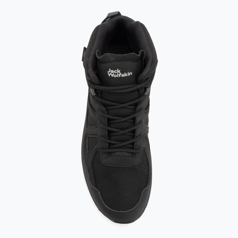 Încălțăminte de trekking pentru bărbați Jack Wolfskin Woodland 2 Texapore Mid black 5