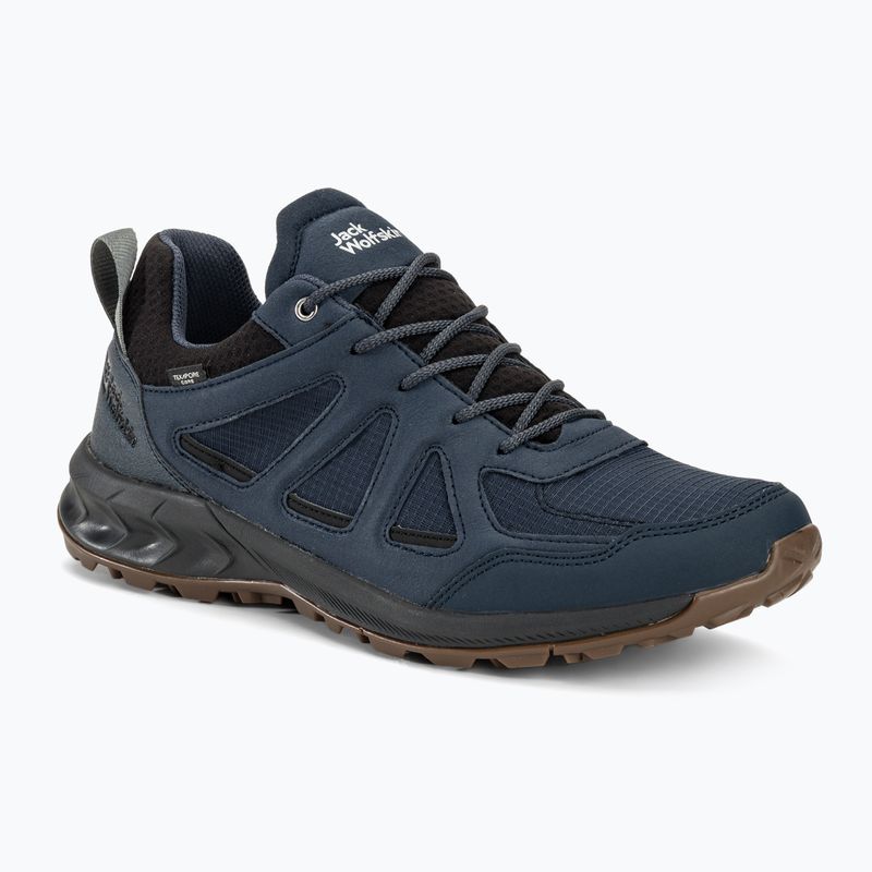 Încălțăminte de antrenament pentru bărbați Jack Wolfskin Woodland 2 Texapore Low night blue