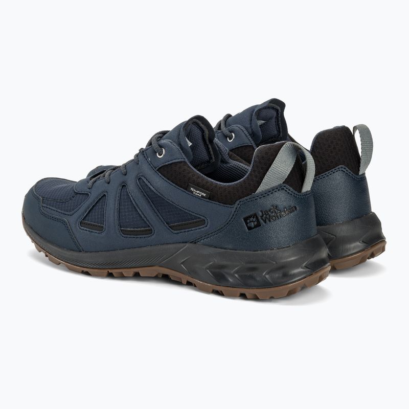Încălțăminte de antrenament pentru bărbați Jack Wolfskin Woodland 2 Texapore Low night blue 3