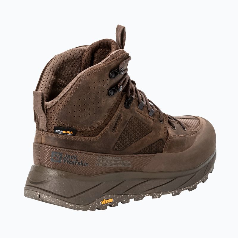 Încălțăminte de trekking pentru bărbați Jack Wolfskin Terraquest Texapore Mid bear 9